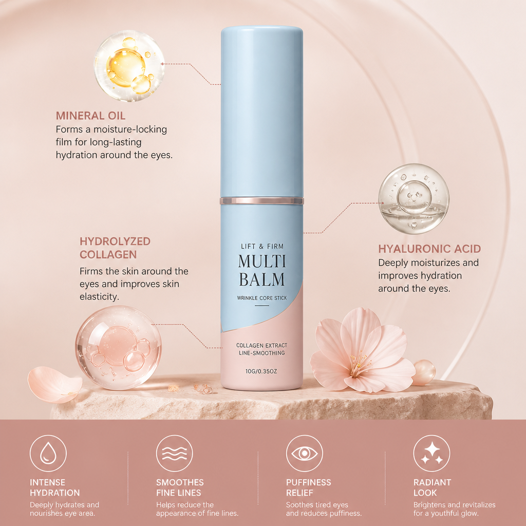 Collagen Multi Balm Stick – Hydrates & Smooths the Look of Fine Lines