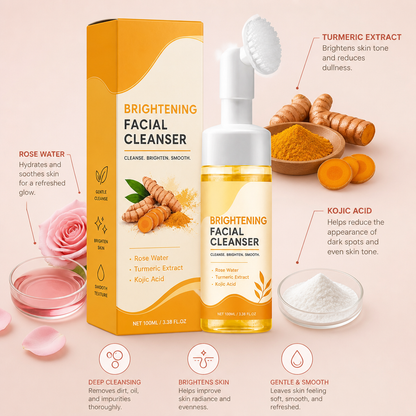 Turmeric & Kojic Cleansing Foam – Deep Cleansing for Smooth, Fresh Skin