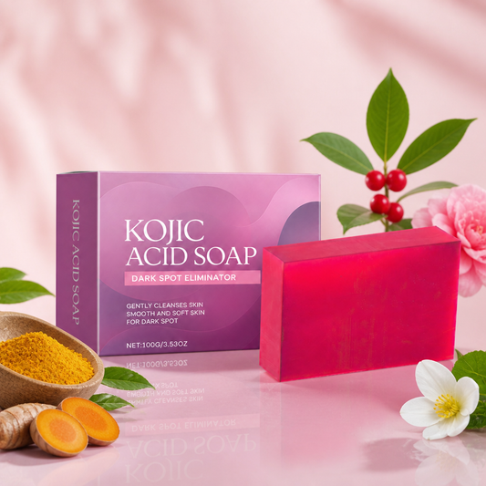 Kojic Acid Brightening Cleansing Soap – Smooth & Even-Looking Skin