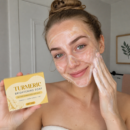 Turmeric & Vitamin C Brightening Soap – Cleanse for Smooth, Radiant Skin