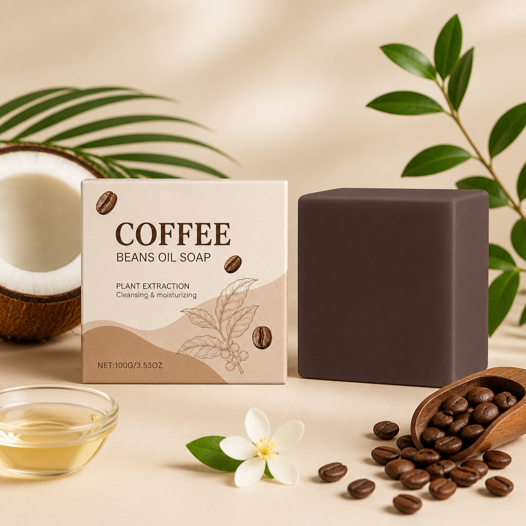 Coffee & Coconut Cleansing Bar – Deep Cleanse & Soft, Fresh Skin