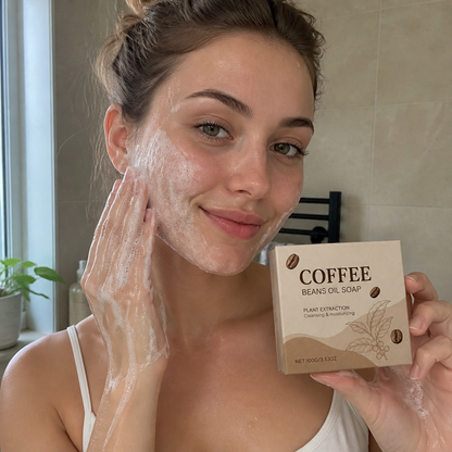 Coffee & Coconut Cleansing Bar – Deep Cleanse & Soft, Fresh Skin