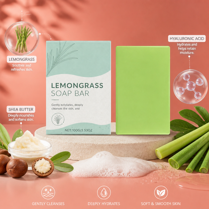 Hyaluronic Acid & Shea Butter Cleansing Bar – Soft, Hydrated Skin