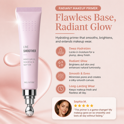 Radiant Makeup Primer – Hydrating Base for a Smooth, Luminous Finish