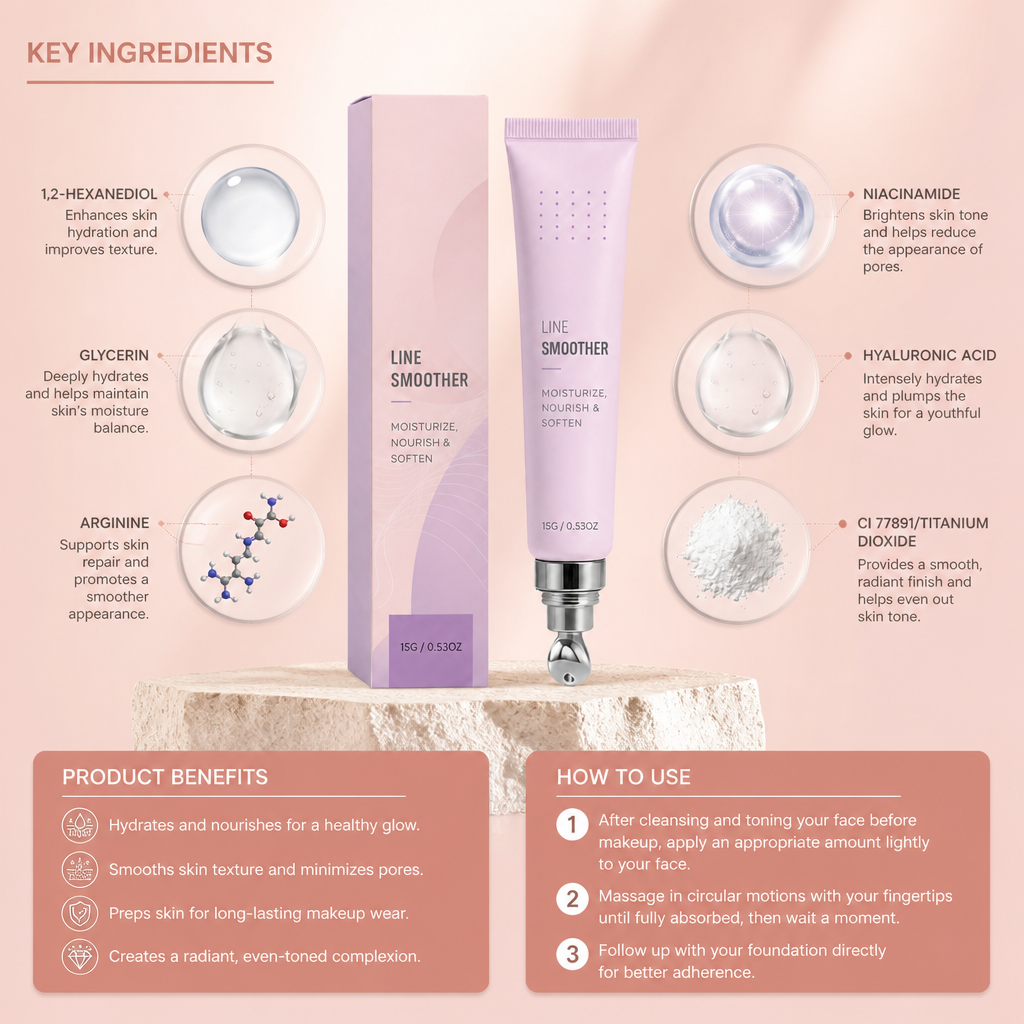 Radiant Makeup Primer – Hydrating Base for a Smooth, Luminous Finish