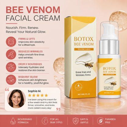 Bee Venom Facial Cream – Nourishing Formula for Firmer, Smoother Skin