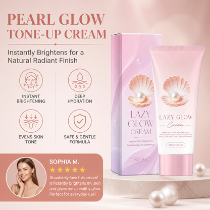 Pearl Glow Tone-Up Cream – Instantly Brightens for a Natural Radiant Finish