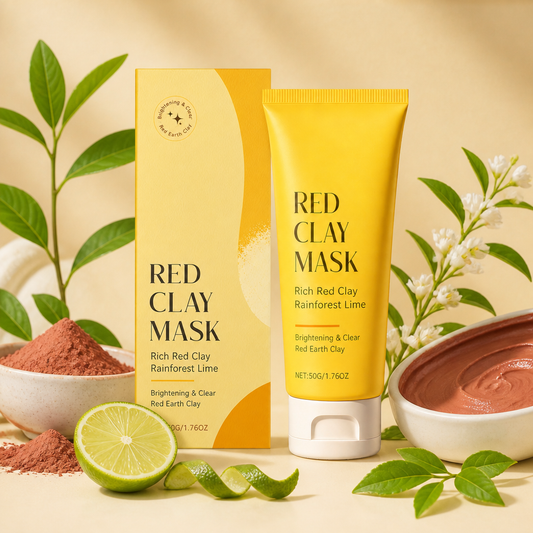 Vitamin C & Red Clay Face Mask – Brightening Care for Smooth, Refreshed Skin