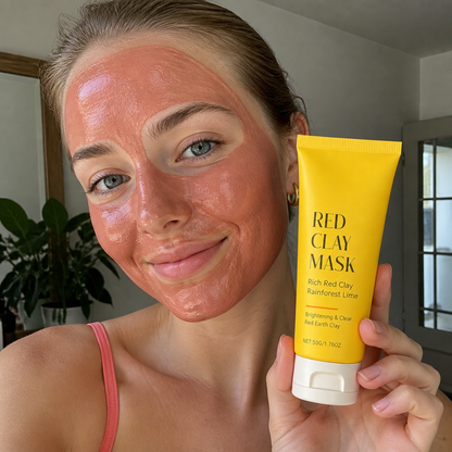 Vitamin C & Red Clay Face Mask – Brightening Care for Smooth, Refreshed Skin