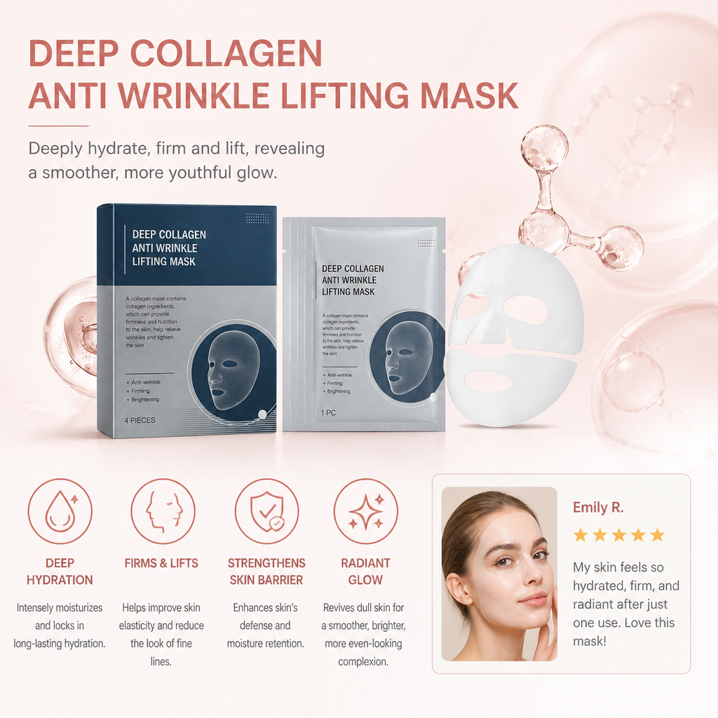 Collagen Hydrogel Face Mask – Deep Hydration for Smooth, Radiant Skin