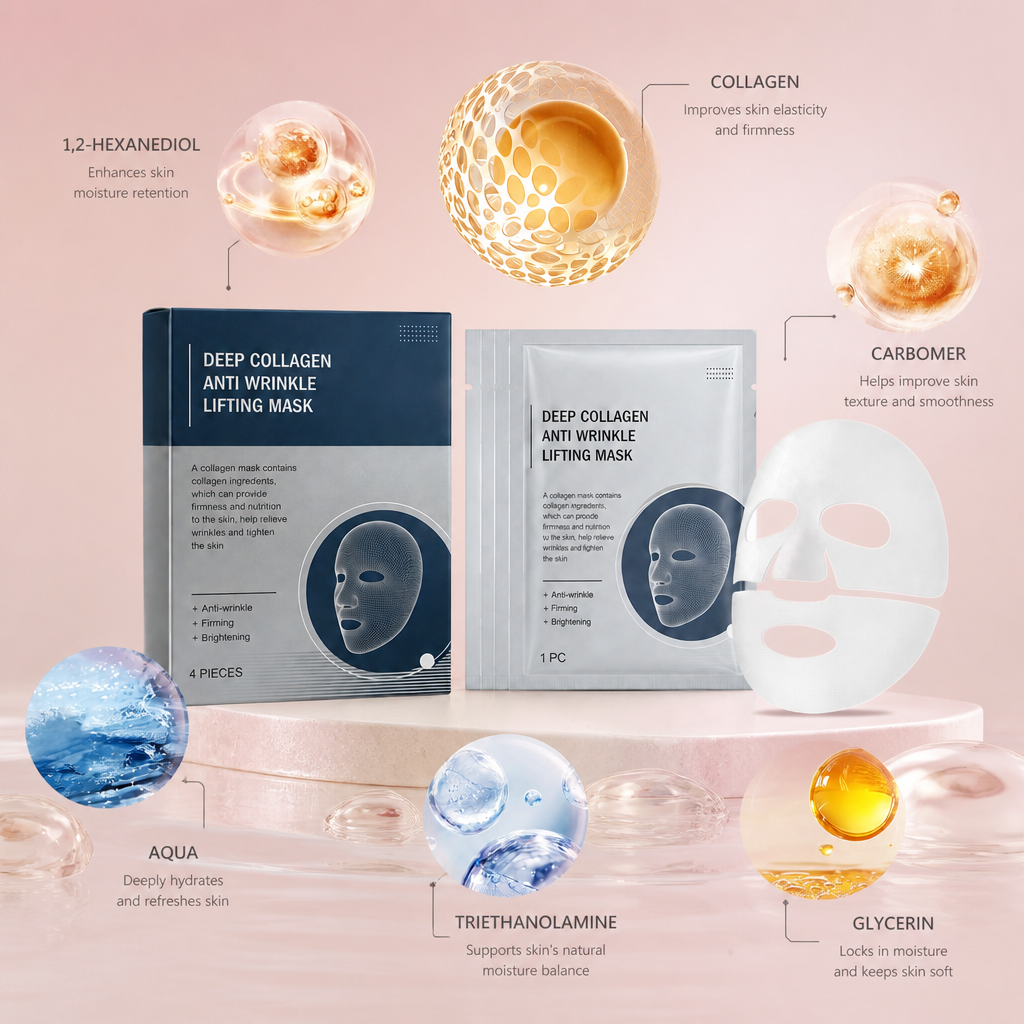 Collagen Hydrogel Face Mask – Deep Hydration for Smooth, Radiant Skin