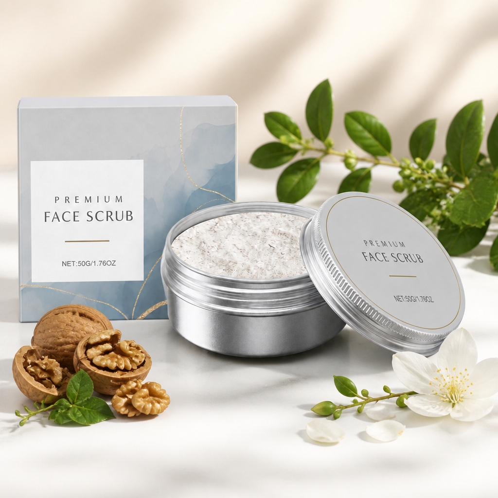 Walnut Shell Facial Scrub – Gentle Exfoliation for Smooth, Fresh Skin