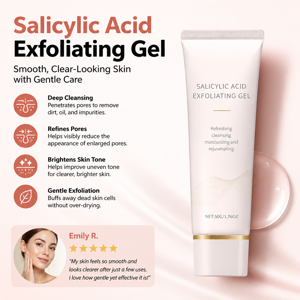 Salicylic Acid Exfoliating Gel – Smooth, Clear-Looking Skin with Gentle Care