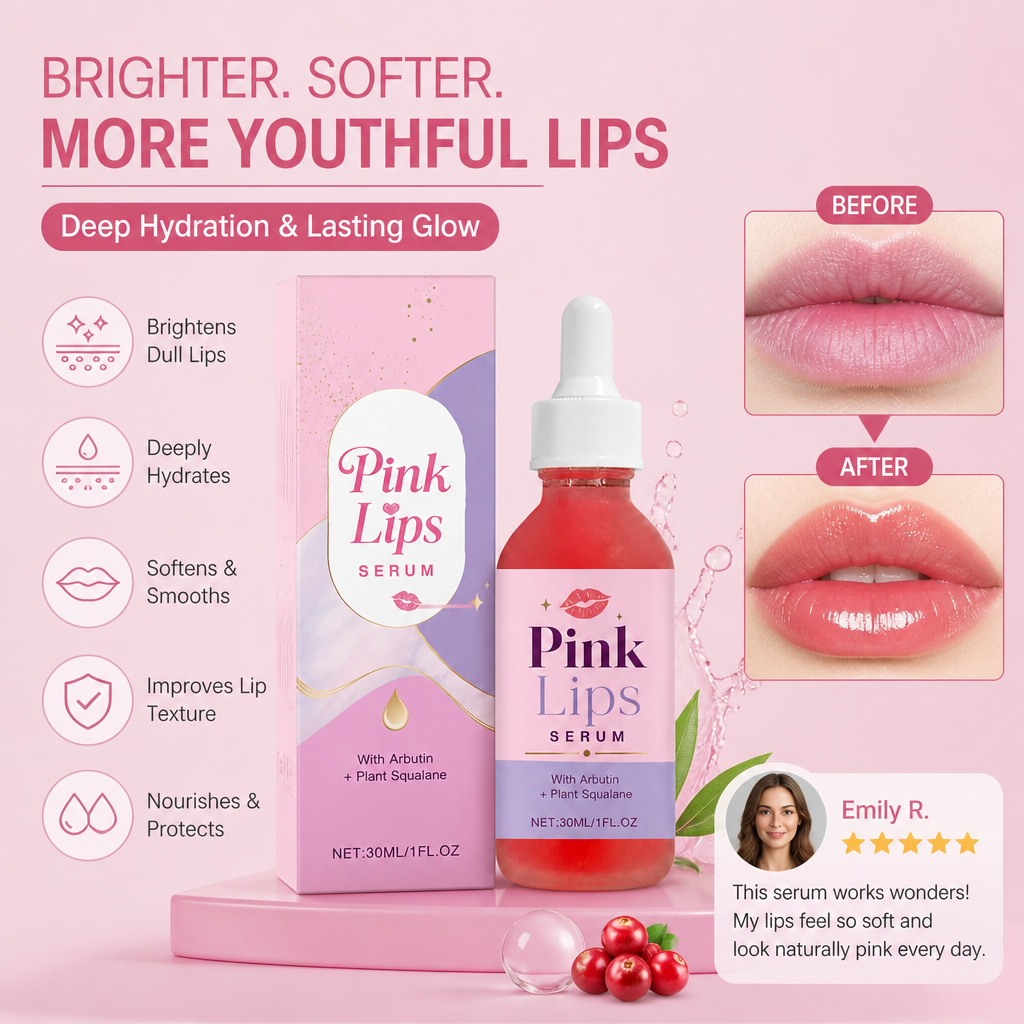 Brightening Lip Serum – Deep Hydration for Soft, Smooth Lips