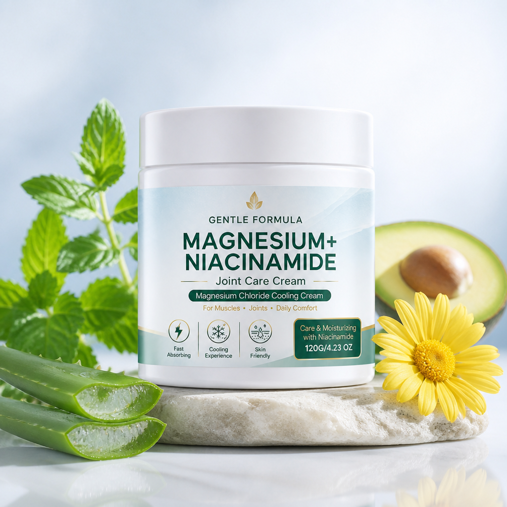 Magnesium & Niacinamide Cooling Cream – Daily Comfort for Muscles & Joints