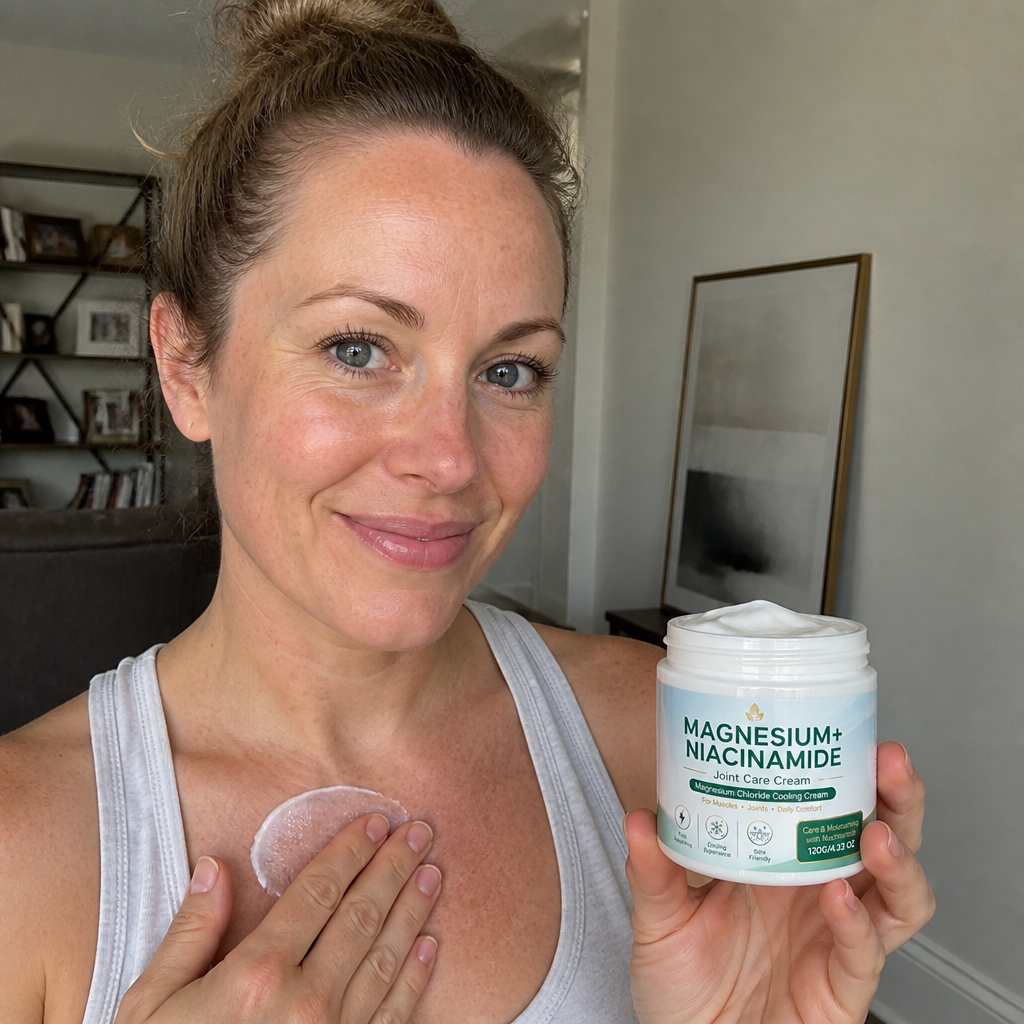 Magnesium & Niacinamide Cooling Cream – Daily Comfort for Muscles & Joints