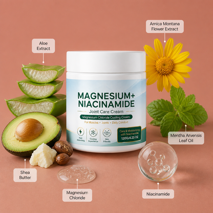 Magnesium & Niacinamide Cooling Cream – Daily Comfort for Muscles & Joints