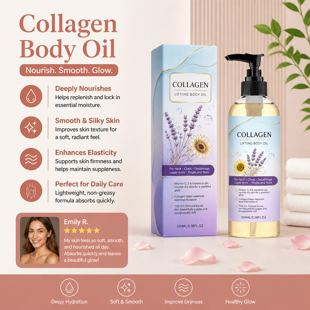 Collagen Body Oil – Nourishing Formula for Smooth, Radiant Skin