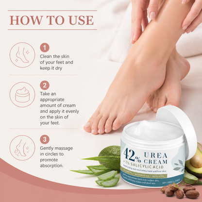 Urea & Botanical Foot Cream – Deep Hydration for Soft, Smooth Feet