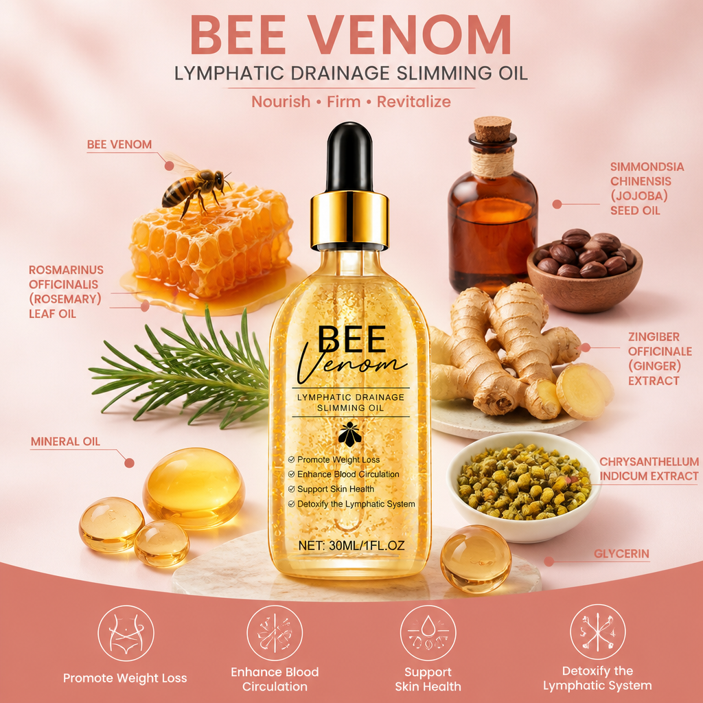 Bee Venom Body Sculpting Oil – Nourishing Formula for Firmer-Looking Skin