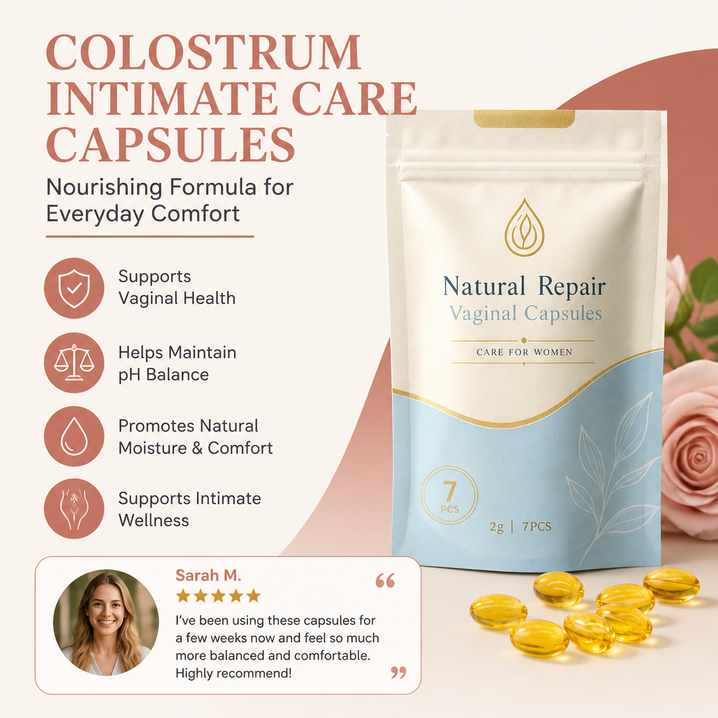 Colostrum Intimate Care Capsules – Nourishing Formula for Everyday Comfort