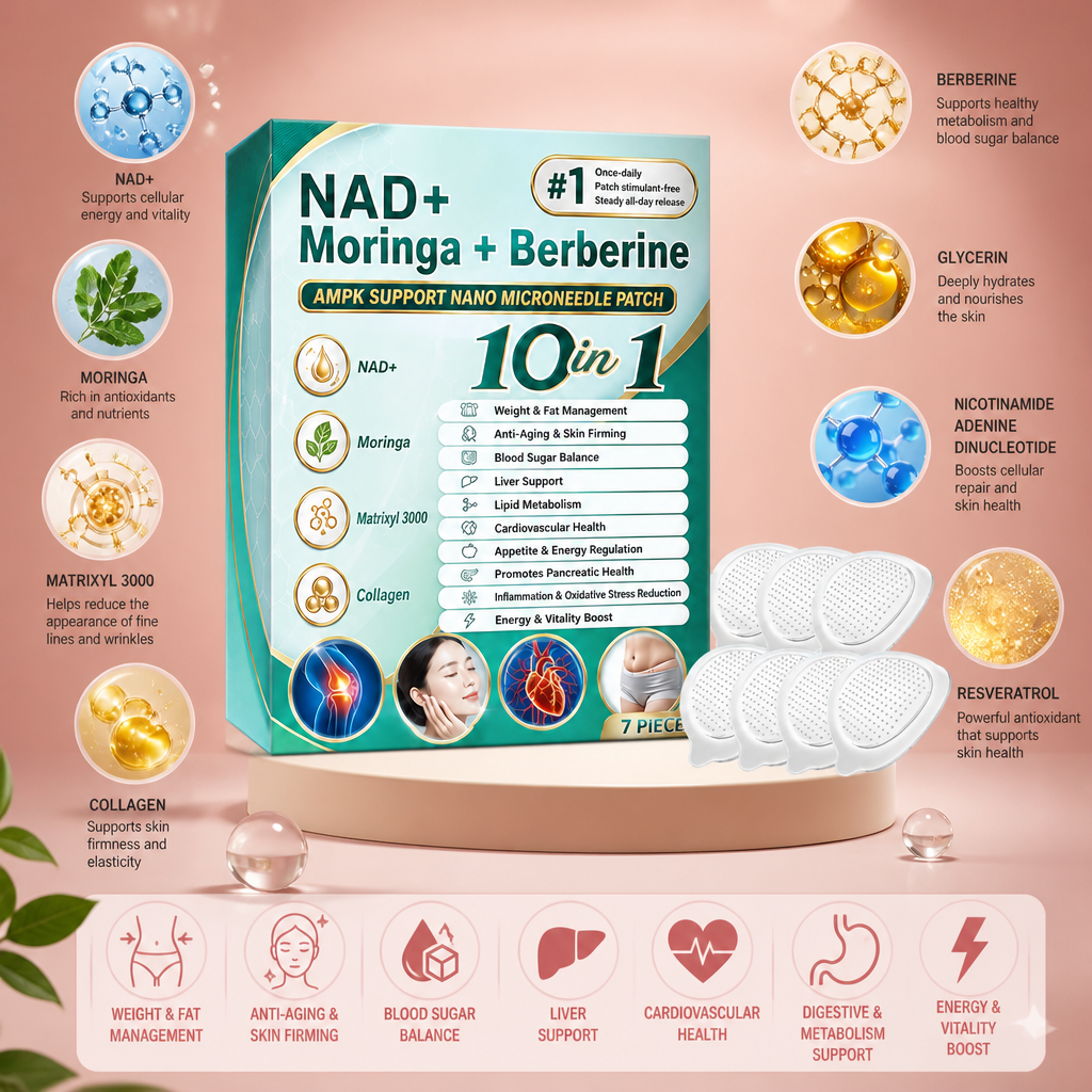 Nourishing Microneedle Body Patches for Daily Wellness Support