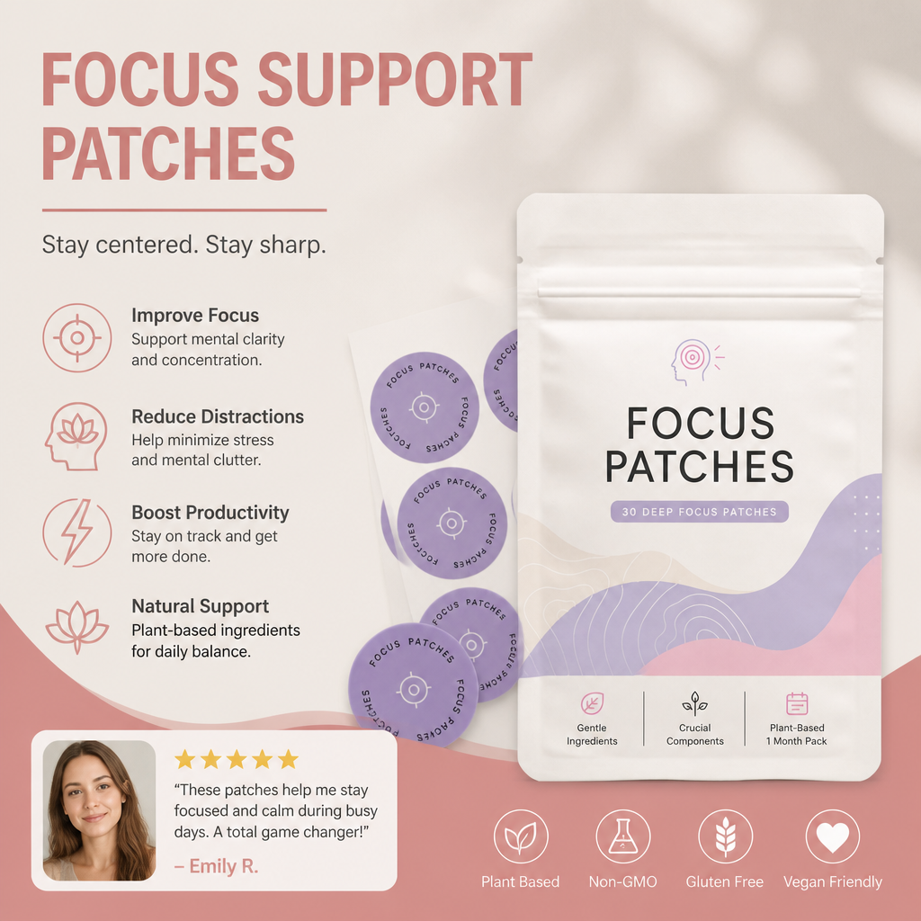 Focus Support Patches – Botanical Formula for Daily Clarity