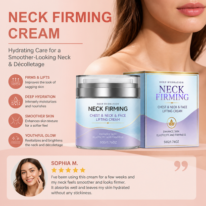 Neck Firming Cream – Hydrating Care for a Smoother-Looking Neck & Décolletage
