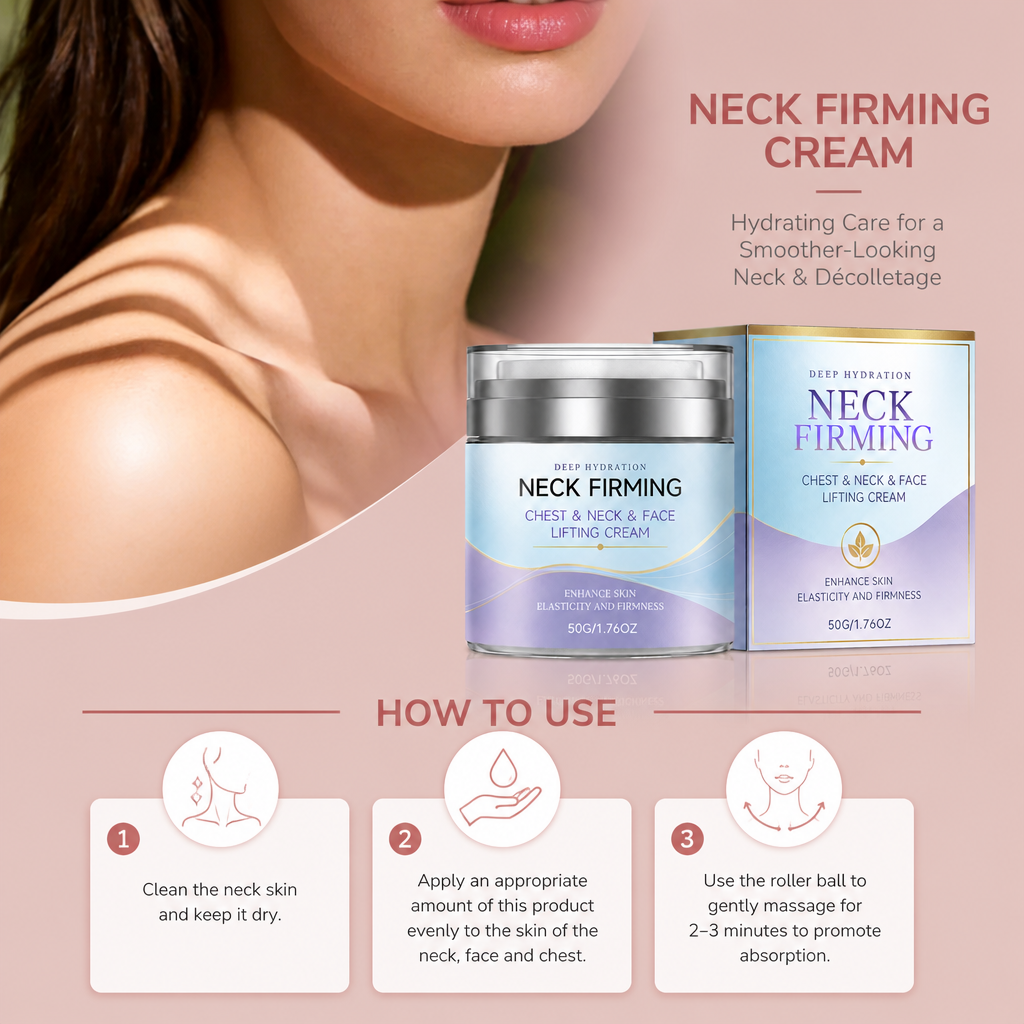 Neck Firming Cream – Hydrating Care for a Smoother-Looking Neck & Décolletage
