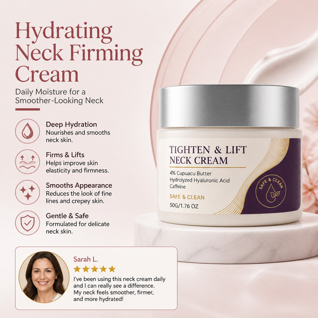 Hydrating Neck Firming Cream – Daily Moisture for a Smoother-Looking Neck