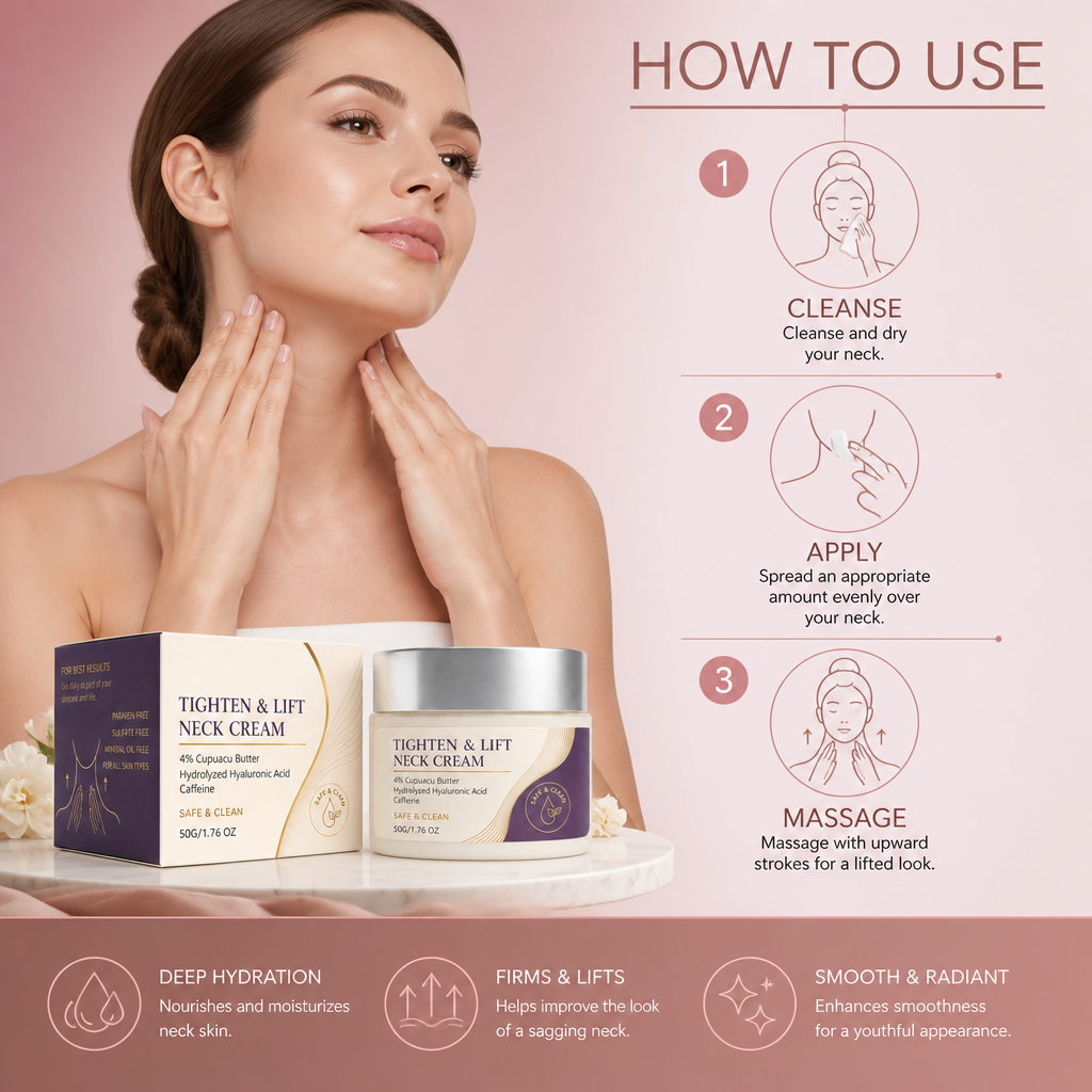 Hydrating Neck Firming Cream – Daily Moisture for a Smoother-Looking Neck