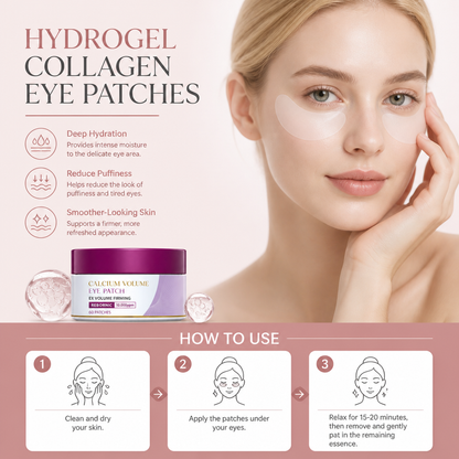 Hydrogel Collagen Eye Patches – Hydrating Care for Smoother-Looking Eyes