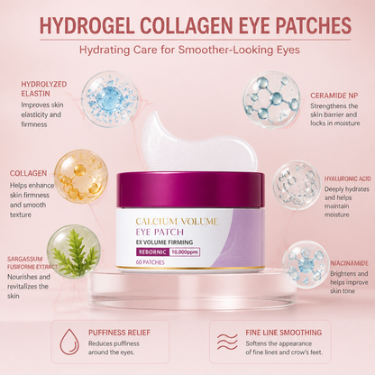 Hydrogel Collagen Eye Patches – Hydrating Care for Smoother-Looking Eyes