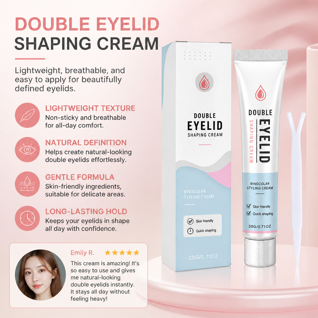Invisible Double Eyelid Shaping Cream – Lightweight Hold for Defined Lids