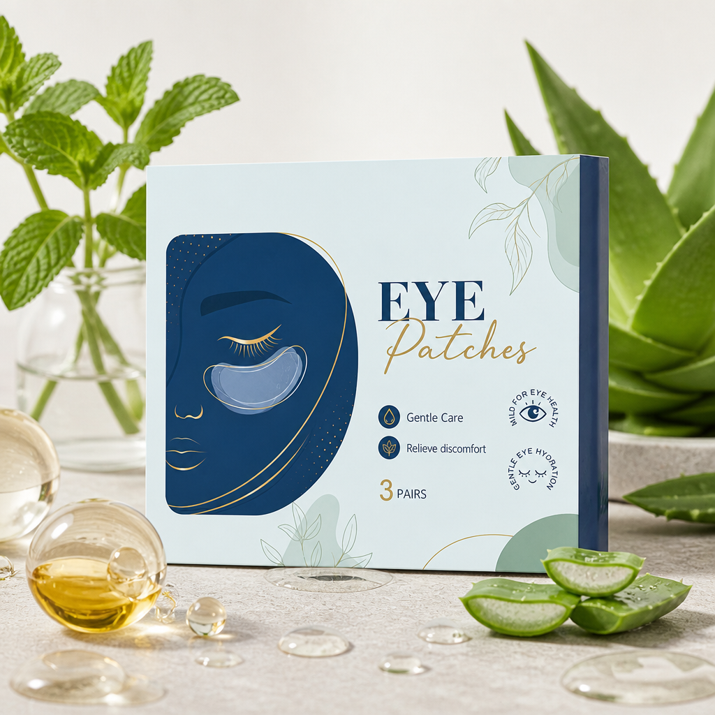 Cooling Eye Mask Patches – Refreshing Hydration for Tired Eyes