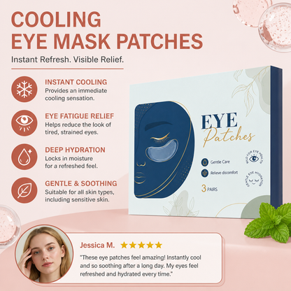 Cooling Eye Mask Patches – Refreshing Hydration for Tired Eyes