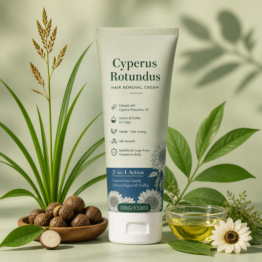 Cyperus Rotundus Hair Removal Cream – Gentle Formula For Smooth Skin