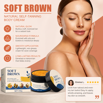 Natural Self-Tanning Body Cream – Smooth Bronze Glow With Nourishing Oils