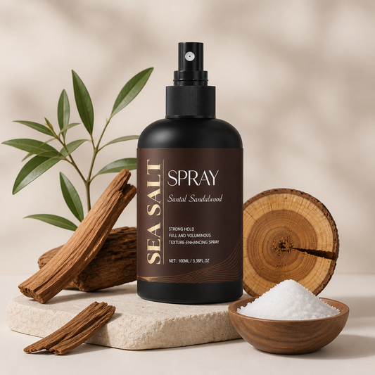 Sandalwood Hair Spray – Volumizing Styling Mist for Textured Hair