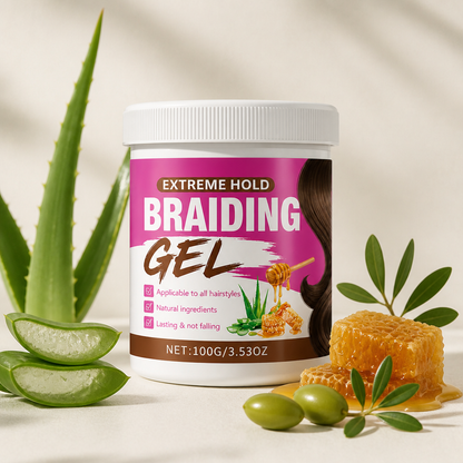 Extreme Hold Braiding Gel – Smooth Styling Formula for Defined Braids