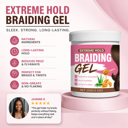 Extreme Hold Braiding Gel – Smooth Styling Formula for Defined Braids