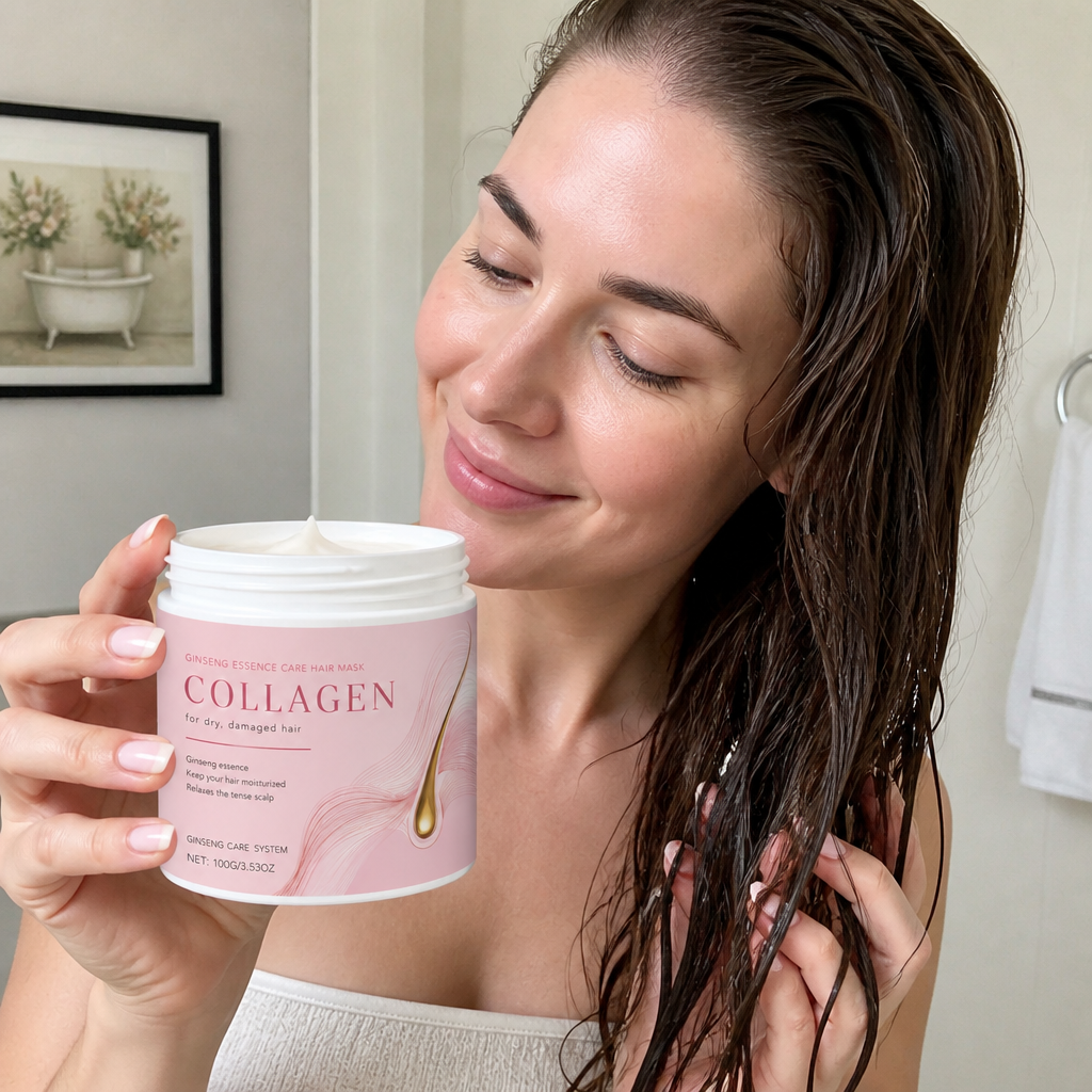 Collagen Repair Hair Mask – Nourishing Formula For Stronger Softer Hair