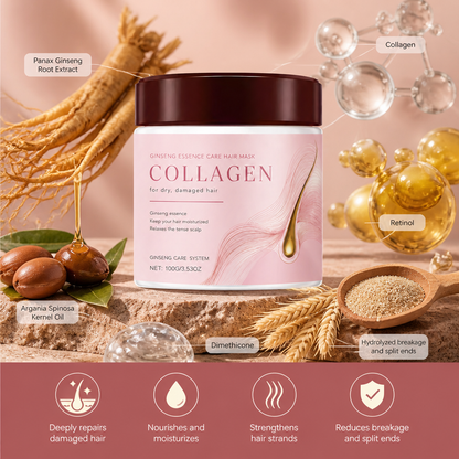 Collagen Repair Hair Mask – Nourishing Formula For Stronger Softer Hair