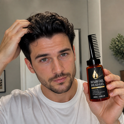 Argan Hair Styling Oil Gel – Lightweight Hold For Smooth Defined Hair