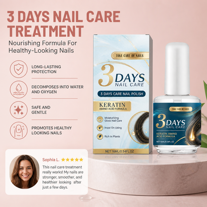 3 Days Nail Care Treatment – Nourishing Formula For Healthy-Looking Nails