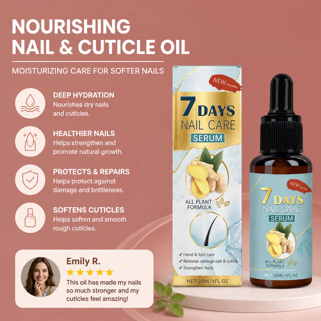 Nourishing Nail & Cuticle Oil – Moisturizing Care for Softer Nails