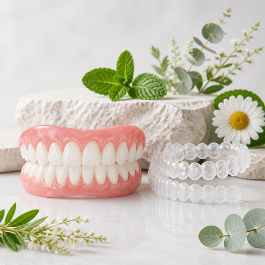 Custom Fit Temporary Denture Set – Natural-Looking Smile Enhancement Solution