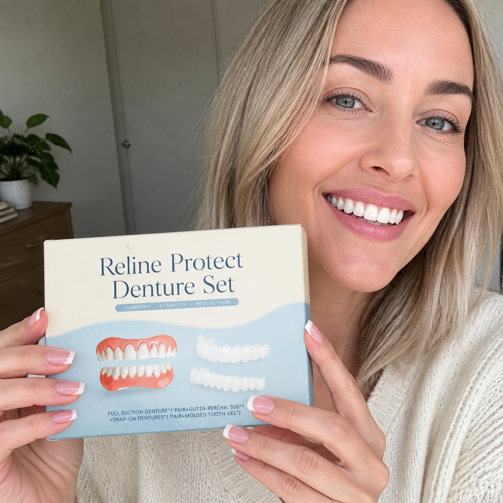 Custom Fit Temporary Denture Set – Natural-Looking Smile Enhancement Solution