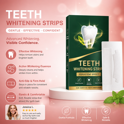 Teeth Whitening Strips – Gentle Brightening For A Fresh Smile