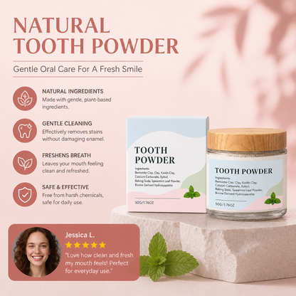 Natural Tooth Powder – Gentle Oral Care For A Fresh Smile